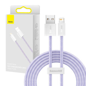 Baseus Câble dynamique USB vers Lightning, 2.4A, 2m (Violet)
