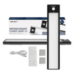 Yeelight Lumière de Placard avec Capteur 20cm – noir 4000 K