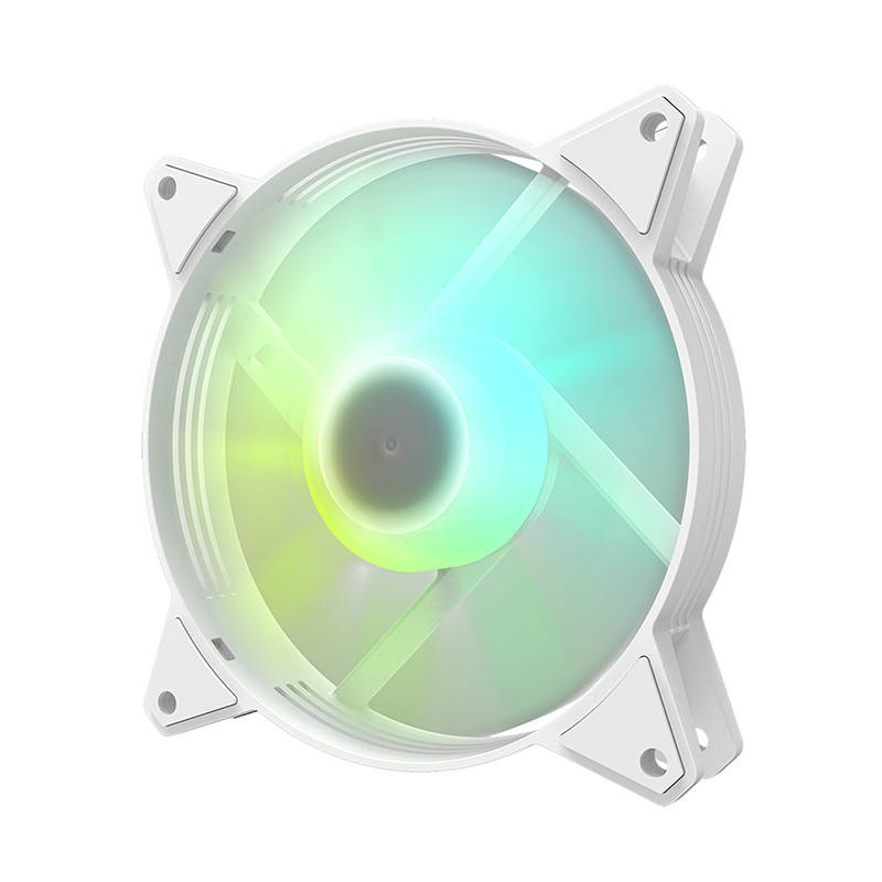 Ensemble de Ventilateurs d'Ordinateur ARGB Darkflash C6 3en1 120x120 (blanc) - Ypsilon Computers