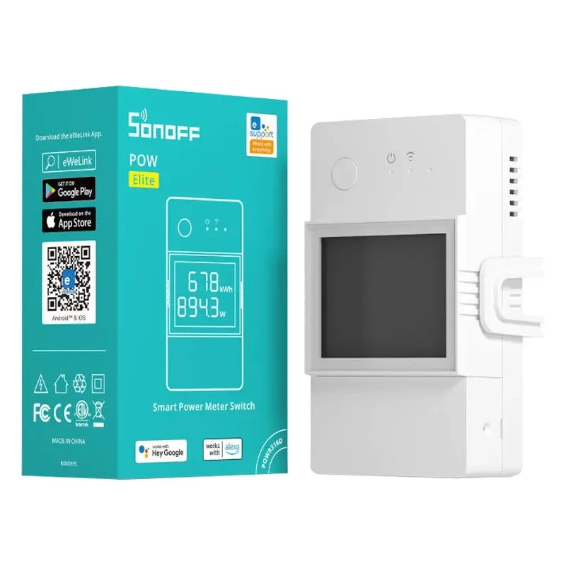 Interrupteur intelligent à puissance WiFi Sonoff POWR316D - Ypsilon Computers