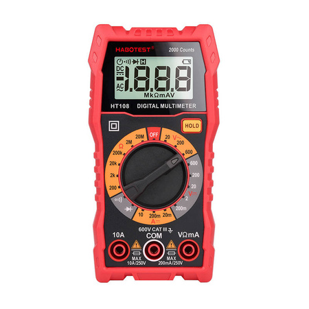 Habotest HT108L Multimètre Numérique Universel - Ypsilon Computers