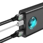 Batterie Externe Baseus Amblight 30000mAh, 4xUSB, USB-C, 65W (noir)