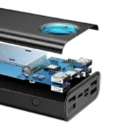 Batterie Externe Baseus Amblight 30000mAh, 4xUSB, USB-C, 65W (noir)