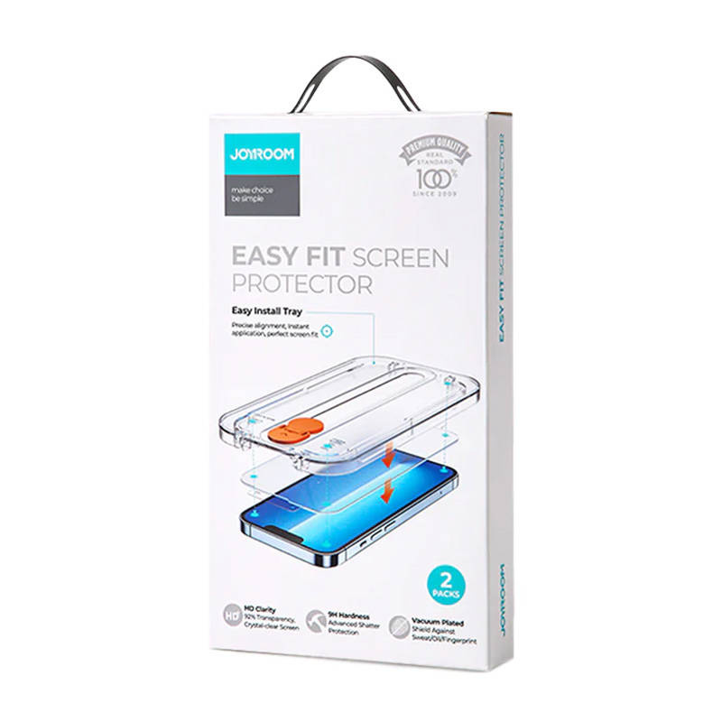 Verre trempé plein écran Joyroom Easy Fit JR-H11 pour Apple iPhone 14 Plus 6,7 " - Ypsilon Computers