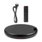 Support d&rsquo;affichage rotatif Puluz avec prise électrique 45 cm (noir)