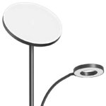Lampe de sol double avec télécommande BlitzWill BWL-FL-0001, 36W (noir)