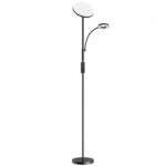 Lampe de sol double avec télécommande BlitzWill BWL-FL-0001, 36W (noir)