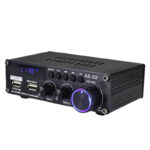 Amplificateur audio Blitzwolf AS-22, 45W, Bluetooth 5.0, USB + télécommande (noir)