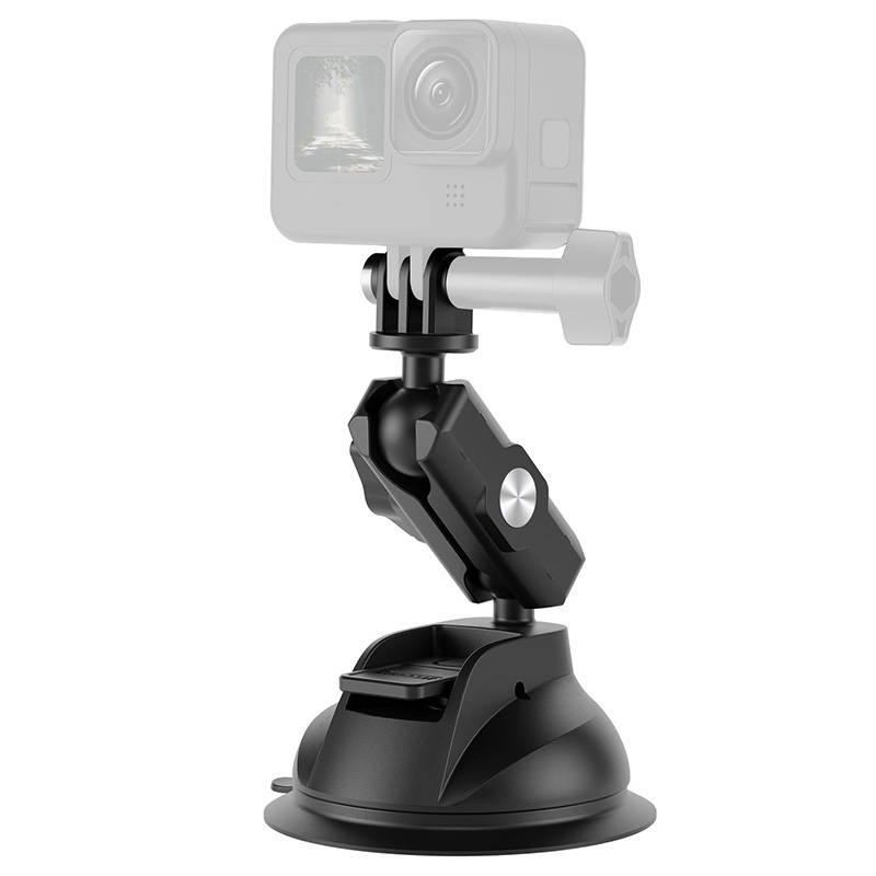 TELESIN Support Ventouse Universel avec support de téléphone et montage pour caméra d'action TE-SUC-012 - Ypsilon Computers