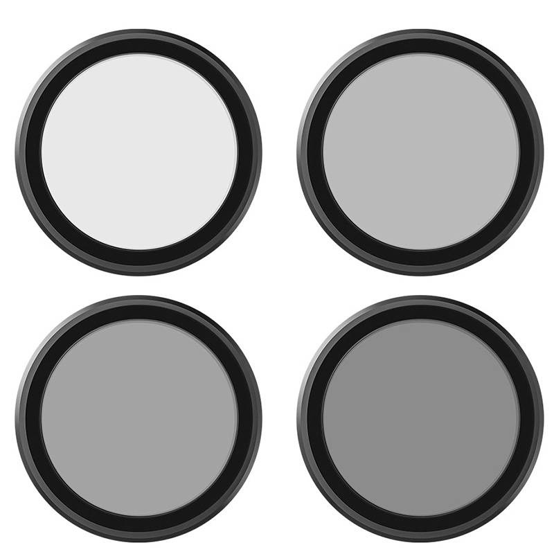 Ensemble de 4 filtres TELESIN CPL/ND8/ND16/ND32 pour DJI Osmo Action 3 / 4 / 5 - Ypsilon Computers