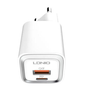 Chargeur mural LDNIO A2318M USB, USB-C + Câble USB-C - Lightning - Ypsilon Computers