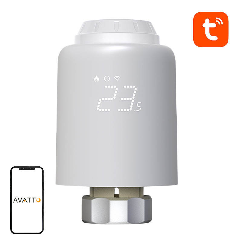 Vanne de Radiateur Thermostat Intelligent Avatto TRV07 Zigbee 3.0 TUYA - Ypsilon Computers