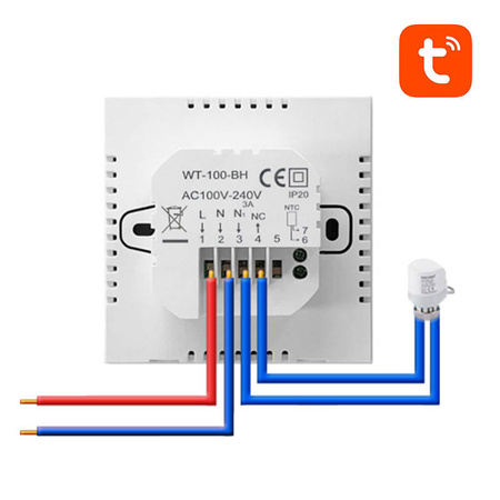 Avatto ZWT100 thermostat intelligent 3A ZigBee chauffe-eau TUYA - Ypsilon Computers
