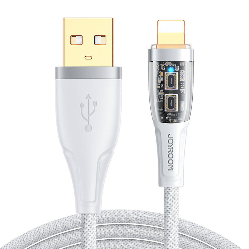 Câble vers USB-A / Lightning / 2.4A / 1.2m Joyroom S-UL012A3 (blanc) - Ypsilon Computers