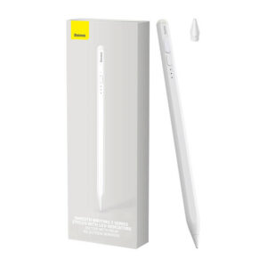 Stylo à Écriture Fluide avec Indicateurs LED (Actif) Blanc