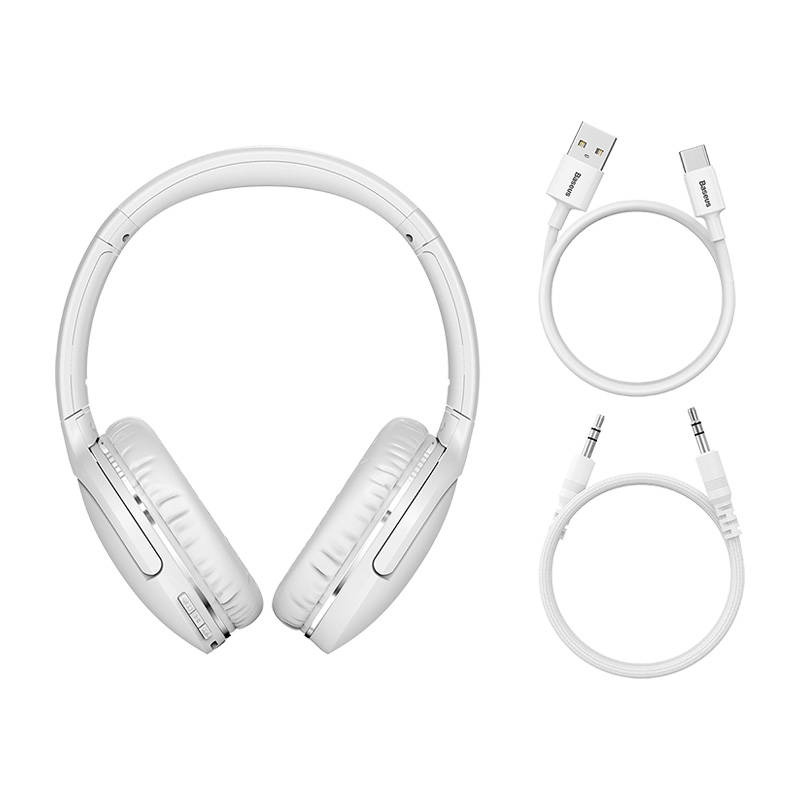 Casque sans fil Baseus Encok D02 Pro (blanc) - Ypsilon Computers