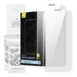 Verre Trempé Baseus Corning pour iPhone 14 Pro avec filtre à poussière intégré