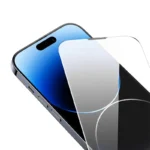 Verre Trempé Baseus Corning pour iPhone 14 Pro avec filtre à poussière intégré