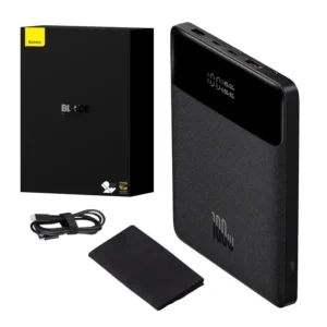 Powerbank Baseus Blade 20000mAh 2xUSB, 2xUSB-C + câble USB-C 100W (noir) - Ypsilon Computers