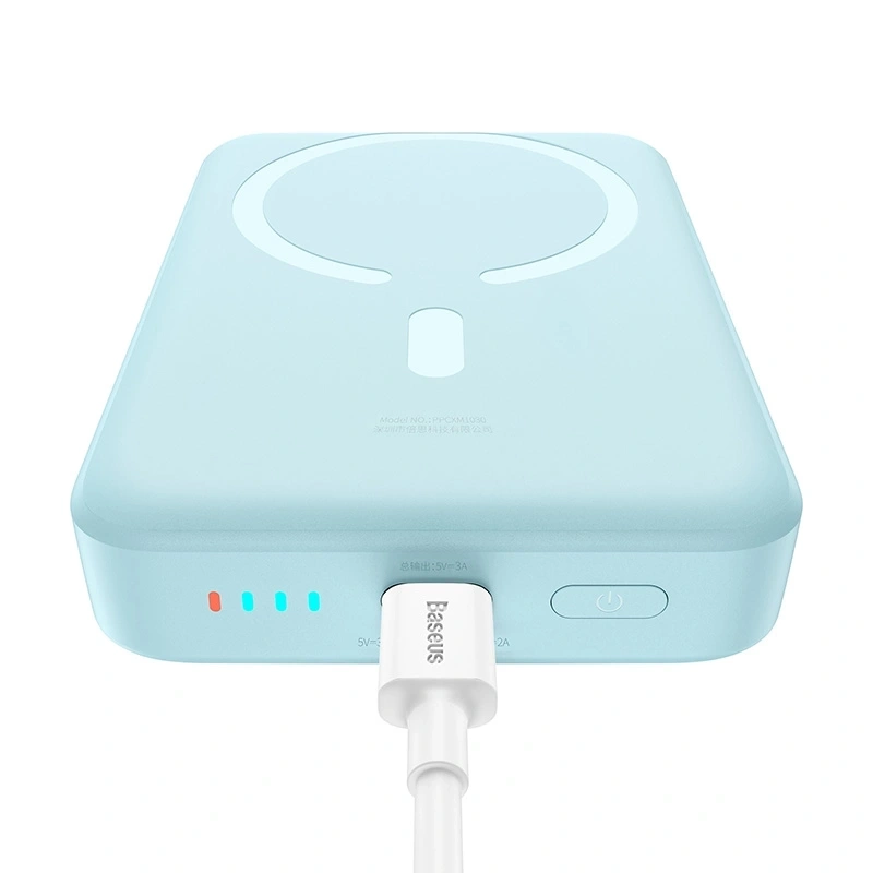 Batterie Externe Mini Baseus 10000mAh, USB-C 30W Bleue - Ypsilon Computers