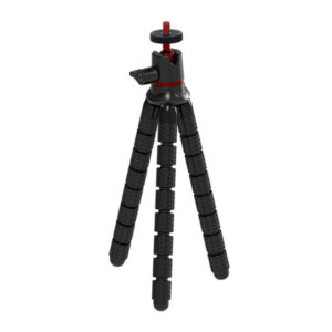 Trépied PULUZ flexible avec télécommande pour téléphones portables (Apple) et caméras sportives (DJI Action, GoPro, Insta360) - Ypsilon Computers
