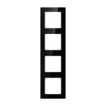 Prise quadruple Avatto N-TS10-Frame-B4 (noir)
