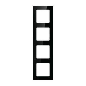 Prise quadruple Avatto N-TS10-Frame-B4 (noir)