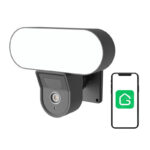 Caméra extérieure WiFi intelligente avec Gosund IPC3 projecteur, IP65 Tuya