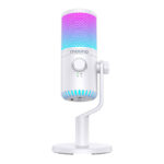 Microphone de jeu Maono DM30RGB (blanc)