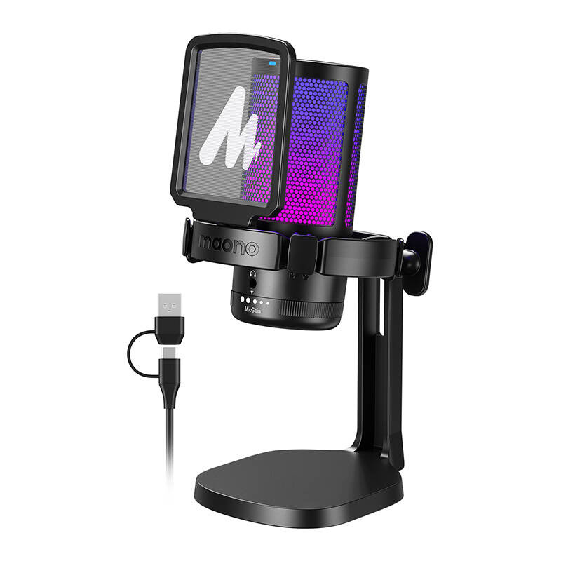 Microphone de jeu Maono DGM20 (noir) - Ypsilon Computers