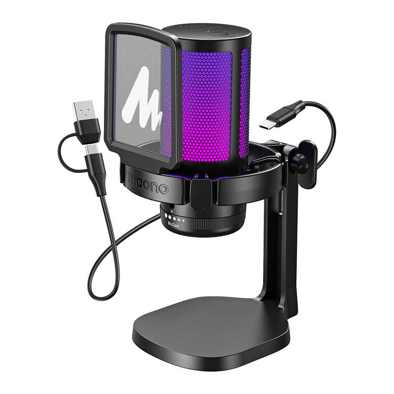 Microphone de jeu Maono DGM20 (noir) - Ypsilon Computers