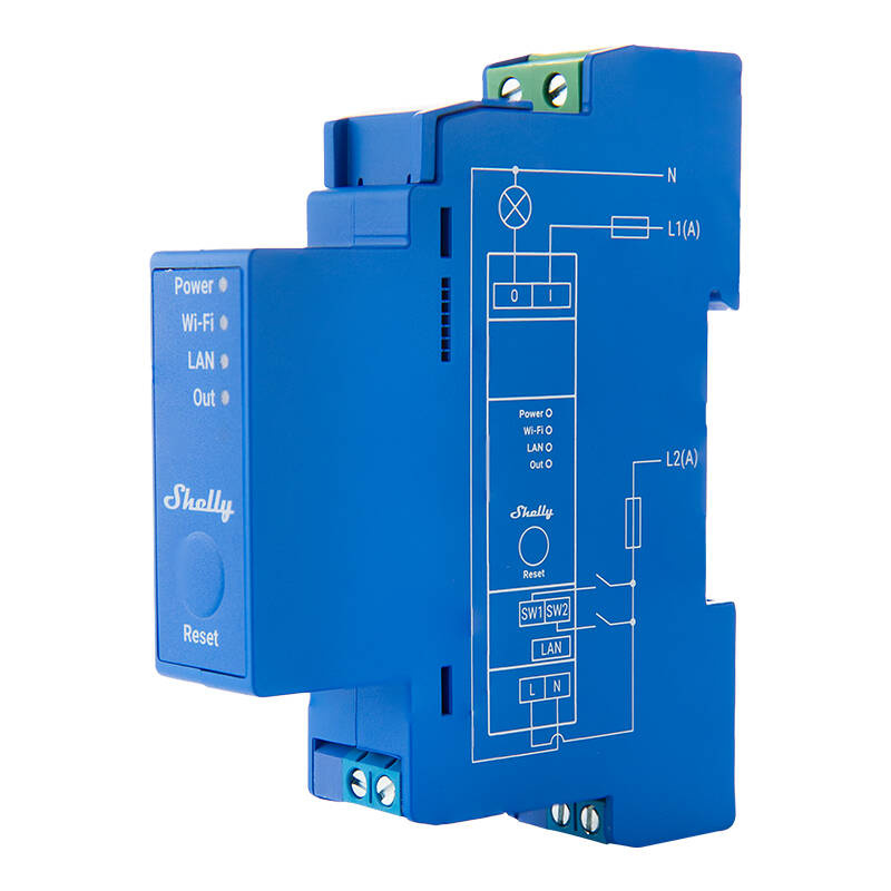 Interrupteur sans potentiel Shelly Pro 1 avec contacts secs - Ypsilon Computers