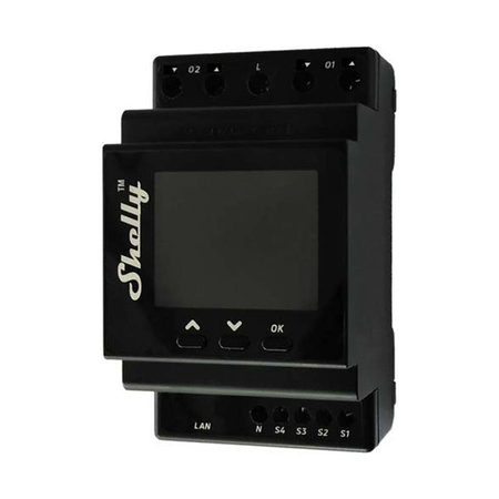 Shelly Pro Dual Cover PM Rail DIN Contrôleur Double, WiFi (Mesure de puissance) - Ypsilon Computers