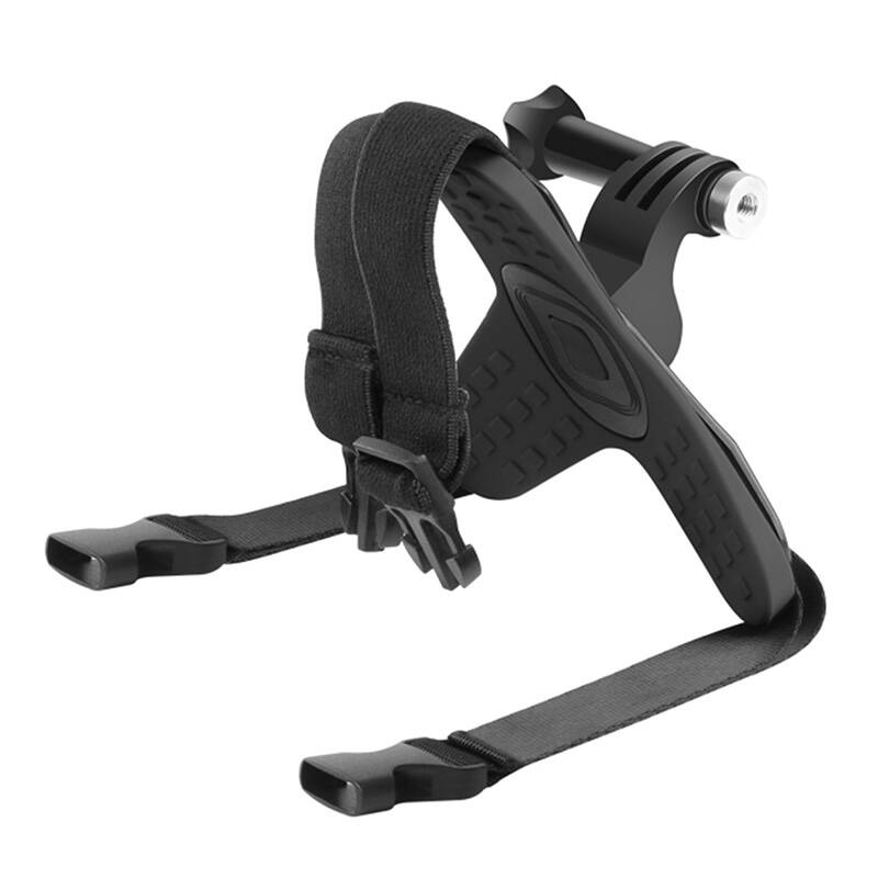 PULUZ Support de menton pour casque pour caméras sportives (y compris X5 / X4, Osmo Action 5 Pro) PU579B - Ypsilon Computers