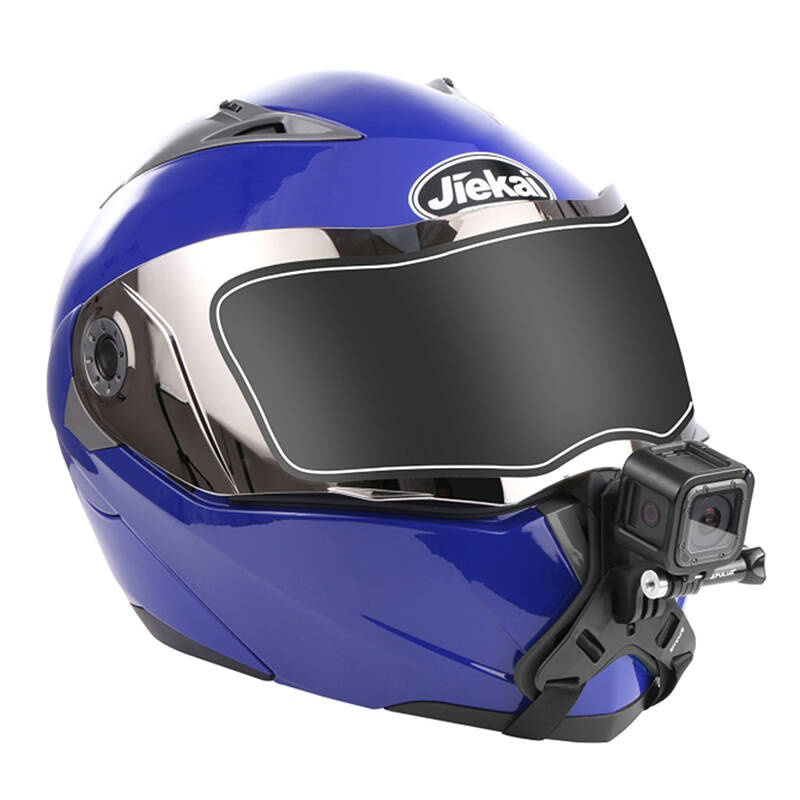 PULUZ Support de menton pour casque pour caméras sportives (y compris X5 / X4, Osmo Action 5 Pro) PU579B - Ypsilon Computers