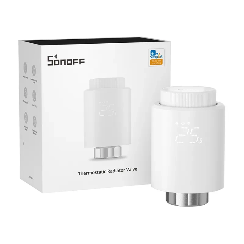 Vanne de Radiateur Thermostat Intelligent Sonoff TRVZB Zigbee 3.0 - Ypsilon Computers