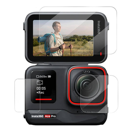 TELESIN verre trempé pour Insta360 Ace Pro / Ace caméra - Ypsilon Computers