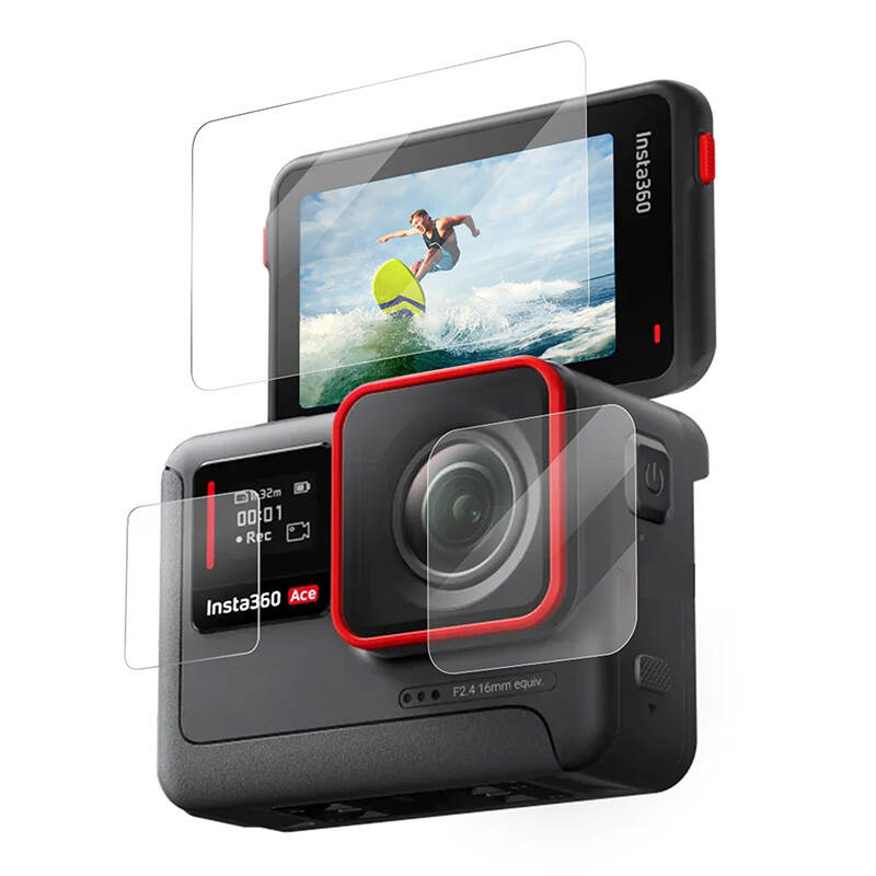 TELESIN verre trempé pour Insta360 Ace Pro / Ace caméra - Ypsilon Computers