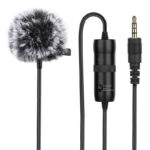 Microphone à pince PULUZ Jack 3,5 mm 6 m