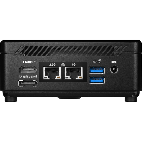 Black 1235U i5 Integrated Graphics 8GB*1 500GB SSD no HDD Air cooling Win 11 Pro - Ypsilon Computers