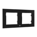 Cadre Double Shelly Switch (Noir)