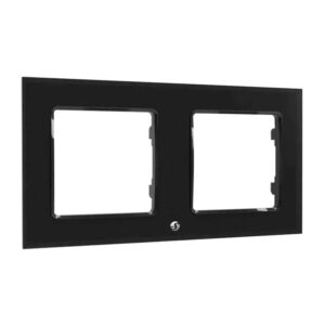 Cadre Double Shelly Switch (Noir)