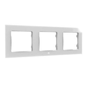 Cadre Triple Shellly Switch (Blanc)