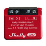 Contrôleur Shelly 1PM Mini Gen3, WiFi/Bluetooth