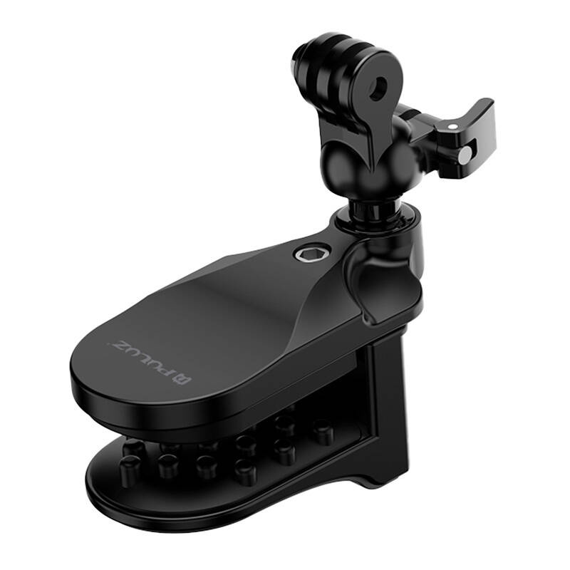 Support de casque PULUZ pour caméras sportives (DJI Action, GoPro Hero) (noir) - Ypsilon Computers