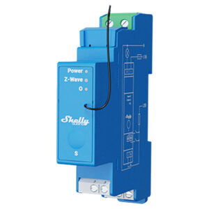Shelly Qubino Pro 1 Relais sur rail DIN, 1 canal, Z-Wave