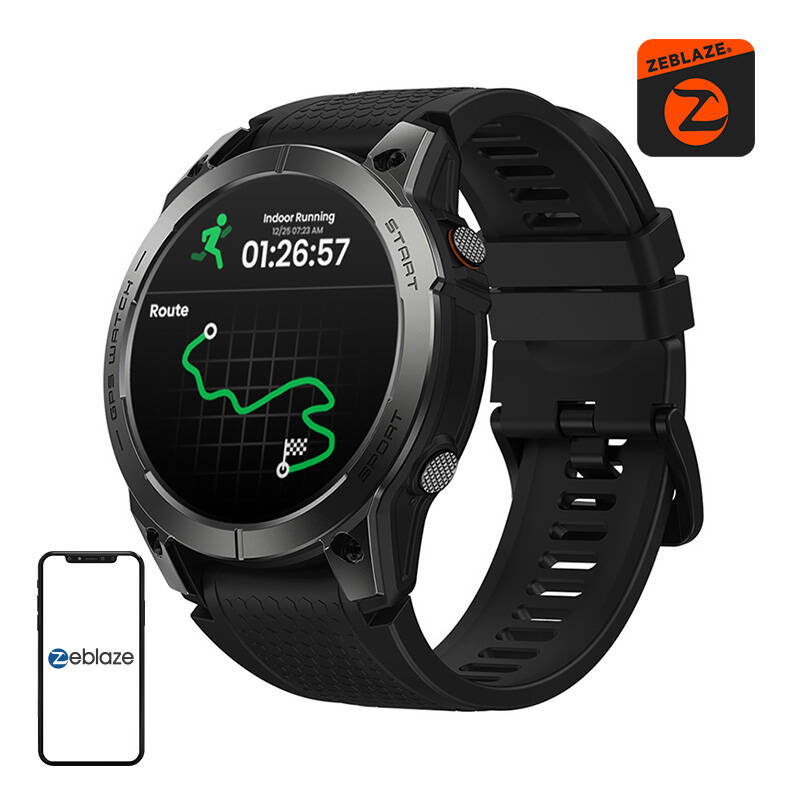 Zeblaze Stratos 3 Pro Montre Intelligente (Noir) - Ypsilon Computers