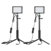 Kit de studio Neewer ZC-10S avec deux lumières LED + filtres + trépieds. - Ypsilon Computers