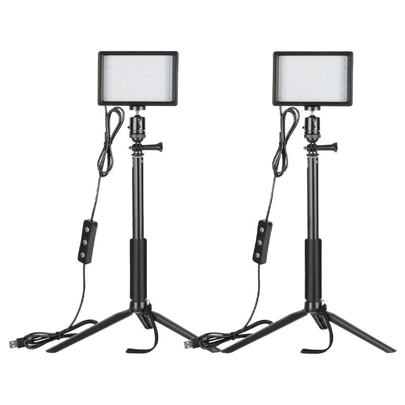 Kit de studio Neewer ZC-10S avec deux lumières LED + filtres + trépieds. - Ypsilon Computers