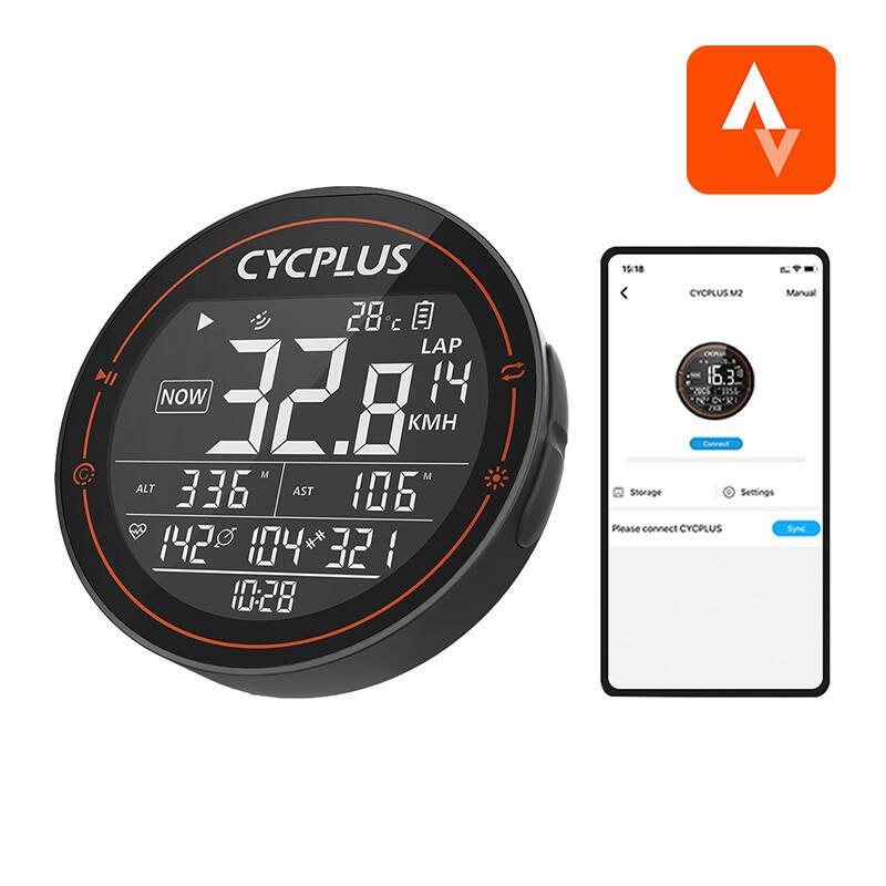 Ordinateur de vélo GPS Cycplus M2 - Ypsilon Computers